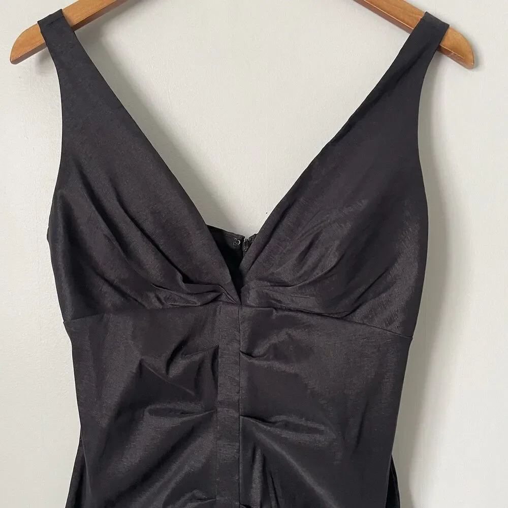 Vintage Profile y2k 2000's Formal Dress Sleeveless Ruched Form Fitting Women's 9 - Picture 6 of 9